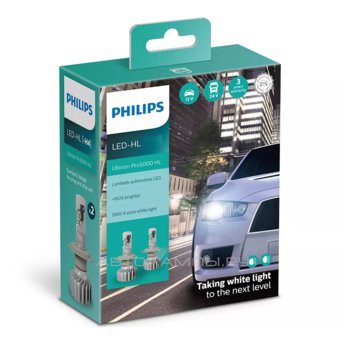 H1 12/24V-LED (P14,5s) 5800K 15W Ultinon Pro5000 HL (ку.2 шт.) 11258U50CWX2