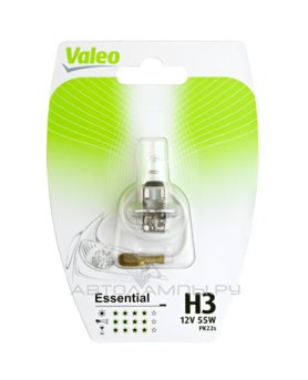 H3 12V- 55W (PK22s) (блистер 1шт.) 32004 (бл.1)